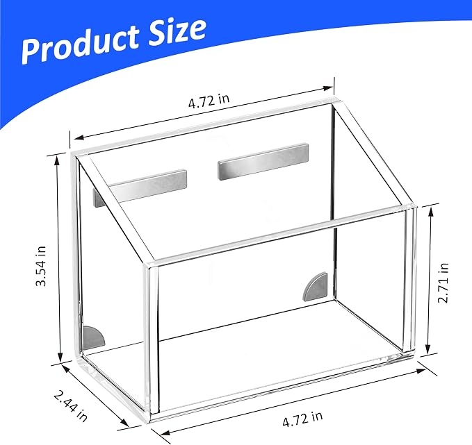 FUCDTEFC Magnetic Dry Erase Marker Holder for Whiteboard, Magnet Pen Holder for Desk Fridge Refrigerator, Non-slip Acrylic Strong Locker Organizer Storage Accessories,Clear Pencil Cup Marker Organizer
