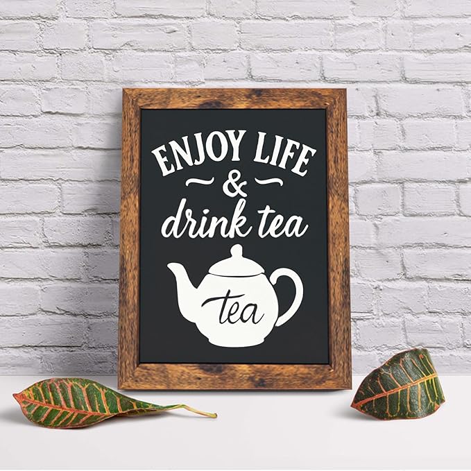 Magnetic Chalkboard, 9x12 Inches Blackboard for Wall, Black Dry Erase Board for School, Office, Home, Bar and Restaurant Menu