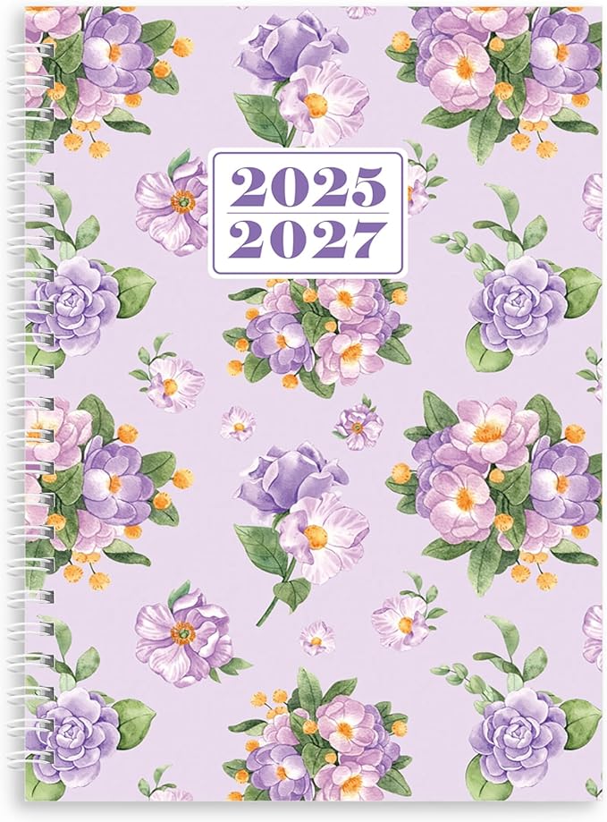 KONVINIT 2026-2027 Monthly Planner, 30 Months Calendar 2025 Planner - Runs From July 2025 Until December 2027-5.9'' x 8.4'' - Purple Monthly Planner 2025-2027 for Office Supplies
