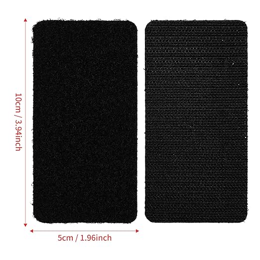 FR Heavy Duty Hook and Loop Strips - High Adhesive, Heat Resistant & Waterproof for Indoor/Outdoor Use: Car, Home, Office, RV, Boat - 2x4 Inch, 15 Sets