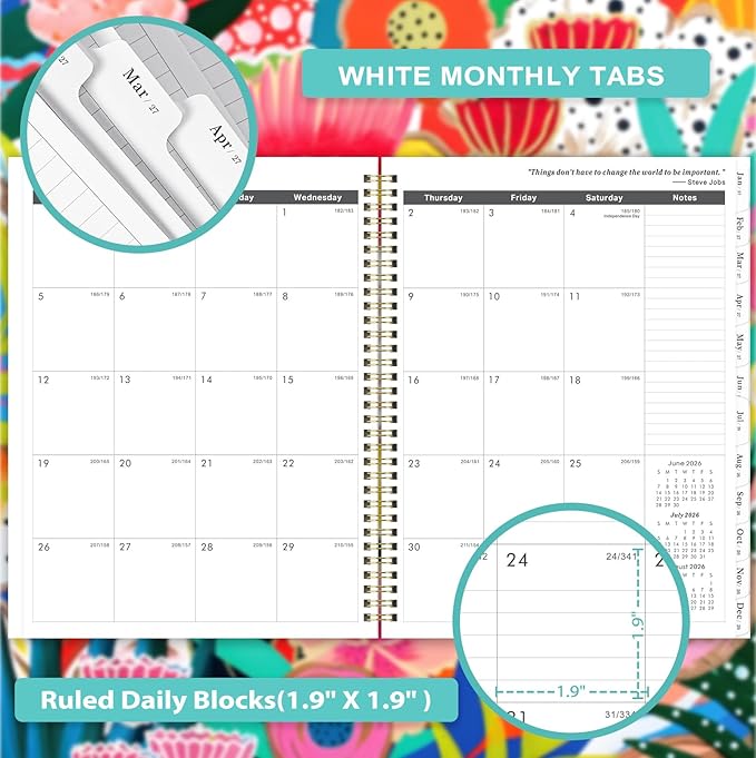 Planner 2026-2028 - MonthlyPlanner 2026-2028, Jul. 2026 - Jun. 2028, 9" x 11", 2 Year Calendar with 24 Months Tabs, Monthly Calendar Planning