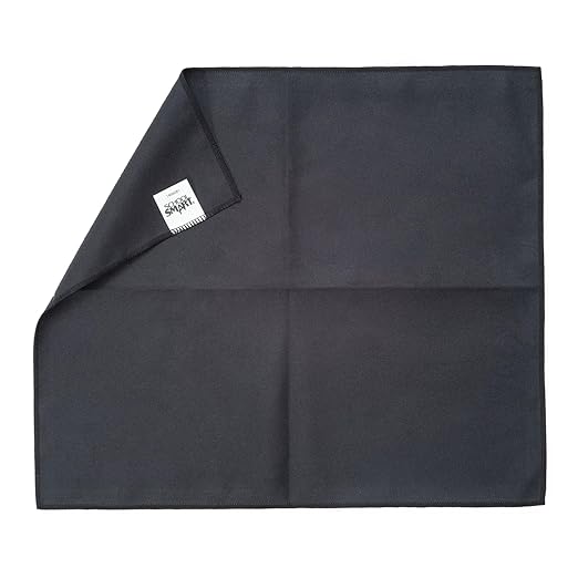 School Smart Dry Erase Cleaning Cloth for Dry Erase Boards and Chalk Boards, Washable Microfiber, 12 x 14 Inches