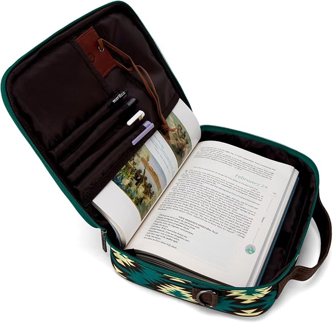 Montana West Bible Covers for Women Men with Leather Bookmark Carrying Book Case Church Bag Outdoor Bible Protective