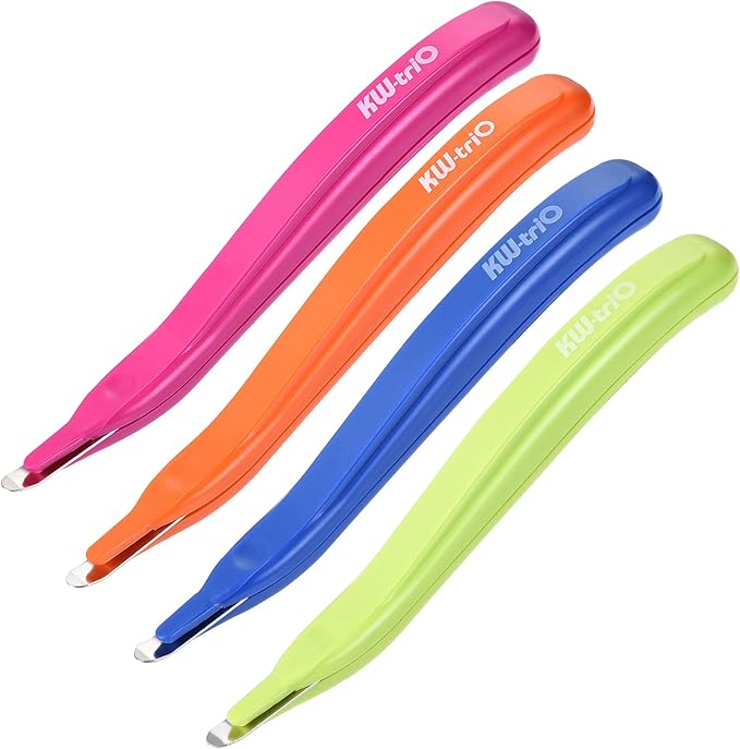 MECCANIXITY Staple Remover Tools, Magnetic Staplers Puller for Office Home Desktop Accessory, Multicolor Pack of 4