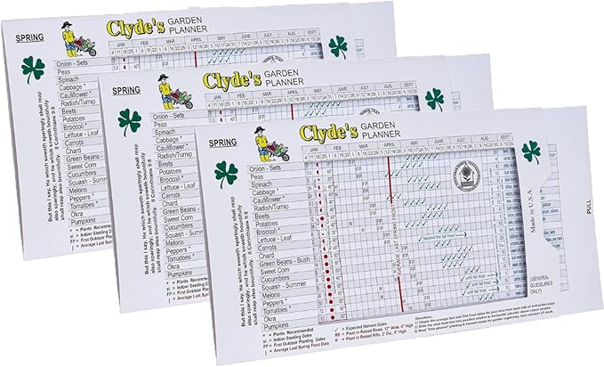 3-Pack, Clyde's Garden Planner