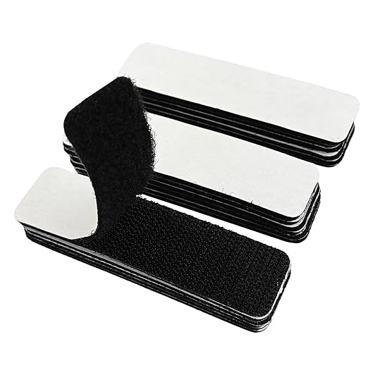 FR Heavy Duty Hook and Loop Strips - High Adhesive, Heat Resistant & Waterproof for Indoor/Outdoor Use: Car, Home, Office, RV, Boat - 1x4 Inch, 18 Sets