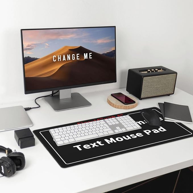Custom Mouse Pad, 16 * 29.5in Custom Mouse Pad, Customize Desk Pads, Cute Desk Mat, Personalized Gifts, Office Desks Accessories, Gaming, Office Supplies, Computer Mats for Desktop