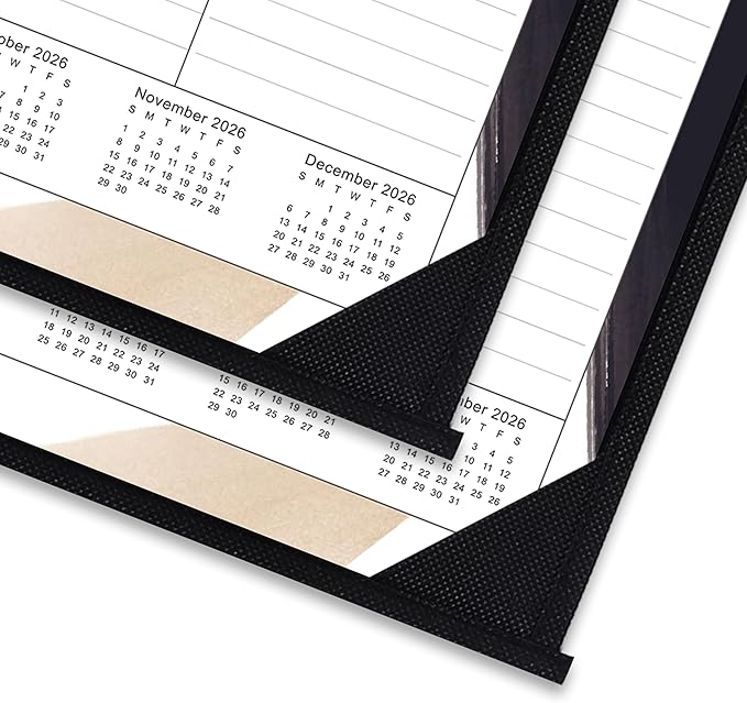 2026 Desk Calendar - Large 2026 Desk Calendar 22'' x 17'', Jan 2026 - Dec 2026, 12 Months Calendar 2026, Desk Pad, Large Ruled Blocks, Notes Section, Great Desk/Wall Calendar Organizer