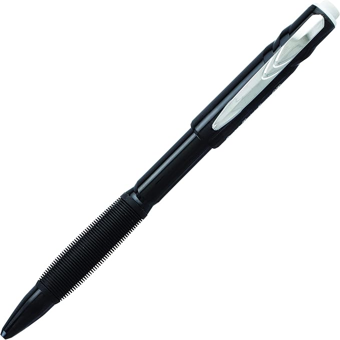 Pentel Twist-Erase GT, 0.5mm, Mechanical Pencil Transparent Black barrel, Box of 12 (QE205A)