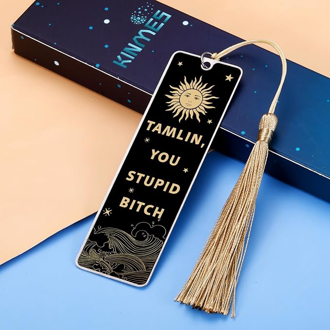 Dark Romance Merch - Book Merch for Women Men, A Court of Thorns and Roese Merch, Dark Romance Bookmarks, Tamlin You Stupid Bitch Merchandise for Book Lovers Fans Readers Book Club Gifts