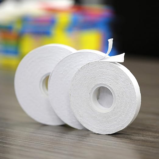 BAZIC Products Double Sided Foam Mounting Tape 1" X 200", EVA Foam Solvent Based Adhesive for Art Crafts Card Making Projects Frame, 2-Pack
