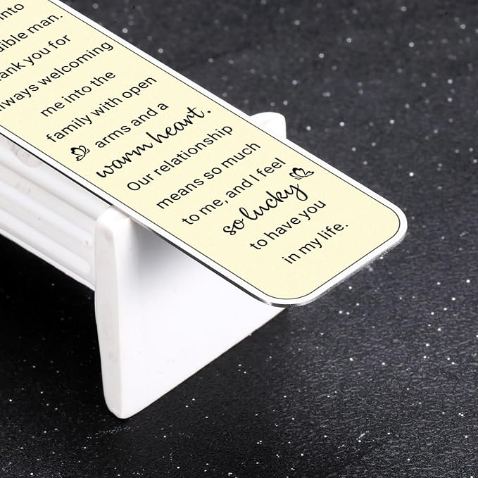 Mother in Law Mothers Day Birthday Wedding Gifts Future Mother in Law Birthday Gifts Metal Bookmark Mothers Day Gift for Mom in Laws Bookish Gift for Motherr in Laws Bookmarks for Book Lovers Women