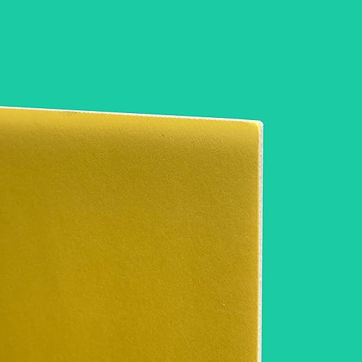 Flipside Products 36” x 48” Foam Project Boards for Presentations, Science Fair, School Projects, Event Displays and Trifold Picture Board - Yellow 3/16'' Thick - 3 Pack