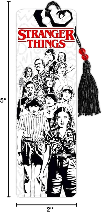 Stranger Things Bookmark Set - Bundle of 8 Collectible Magnetic Bookmark Page Clips Featuring Eleven and More | Stranger Things Merch & Accessories