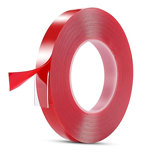 Gdrtwwh Double Sided Tape Heavy Duty,Double Sided Tape Strong Mounting Tape for Car Motorcycle Home Wall Mount Photo Mounting (1 Roll,3/5 x 393 Inches)