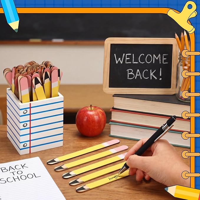 Gueevin 121 Pcs Pencil Flip Name Sticks with Notebook Storage Cup Classroom Talking Flip Sticks Teacher Student Management Grouping Tool for Educational Learning Classroom Supplies