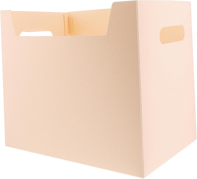 Modern File Storage Box Pp Material Desk Bin Tidy Office Dorm Organizer