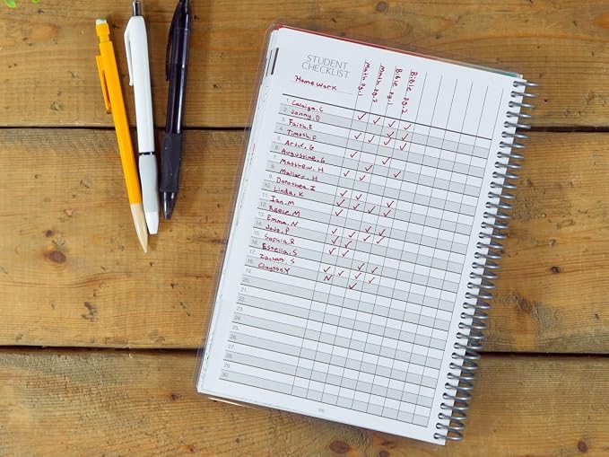 Pray & Plan Christian Teacher Planner | 2026-27 Mini Version | Daily Weekly Monthly Organizer | 6" x 9"
