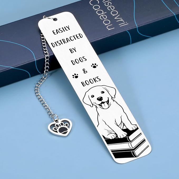 Labrador Retriever Gifts, Dog Lovers Gifts for Women Dog Lovers, Dog Gifts for Owners Men Women, Funny Bookmarks for Womens Men Stocking Stuffers for Christmas Dog Lovers Dog Mom Gifts for Women