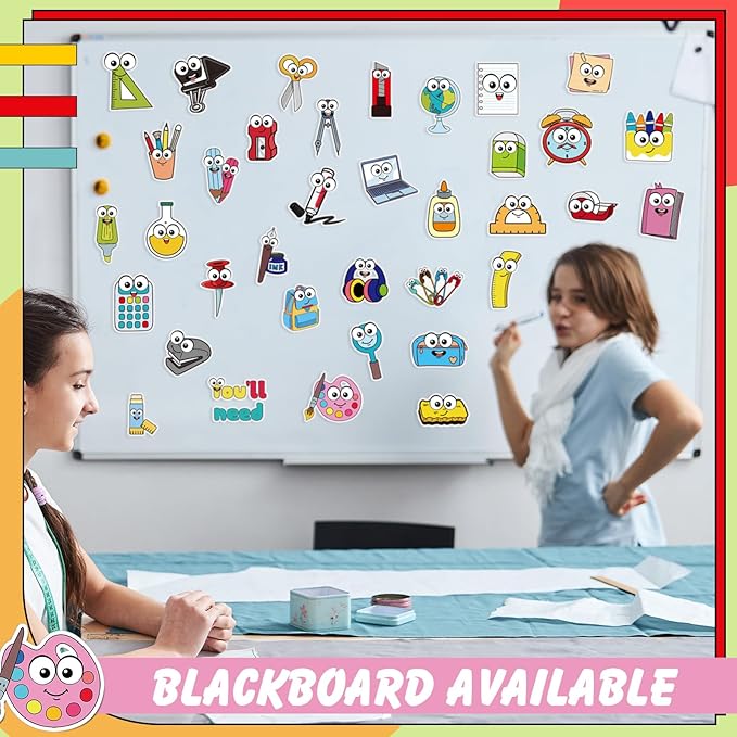 36 Pcs You'll Need Classroom Decoration Back to School Supplies Classroom Must Haves Teacher Educational Colored Magnets School Management Tools for Elementary Teacher Whiteboard Supplies