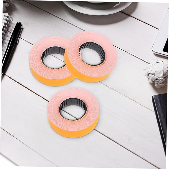 NUOBESTY 10rolls Supermarket Price Tag Paper Pricemarker Labeler Accessories Sticker Labels for Efficient Organization