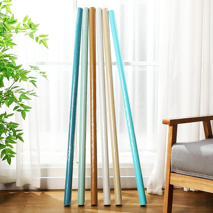 Skyygemm 6 Rolls Bulletin Board Paper Fade Resistant Colored Bulletin Board Paper Roll Bulk for Art Decor Drawing Craft Painting(4 x 12 ft,Ocean Color)