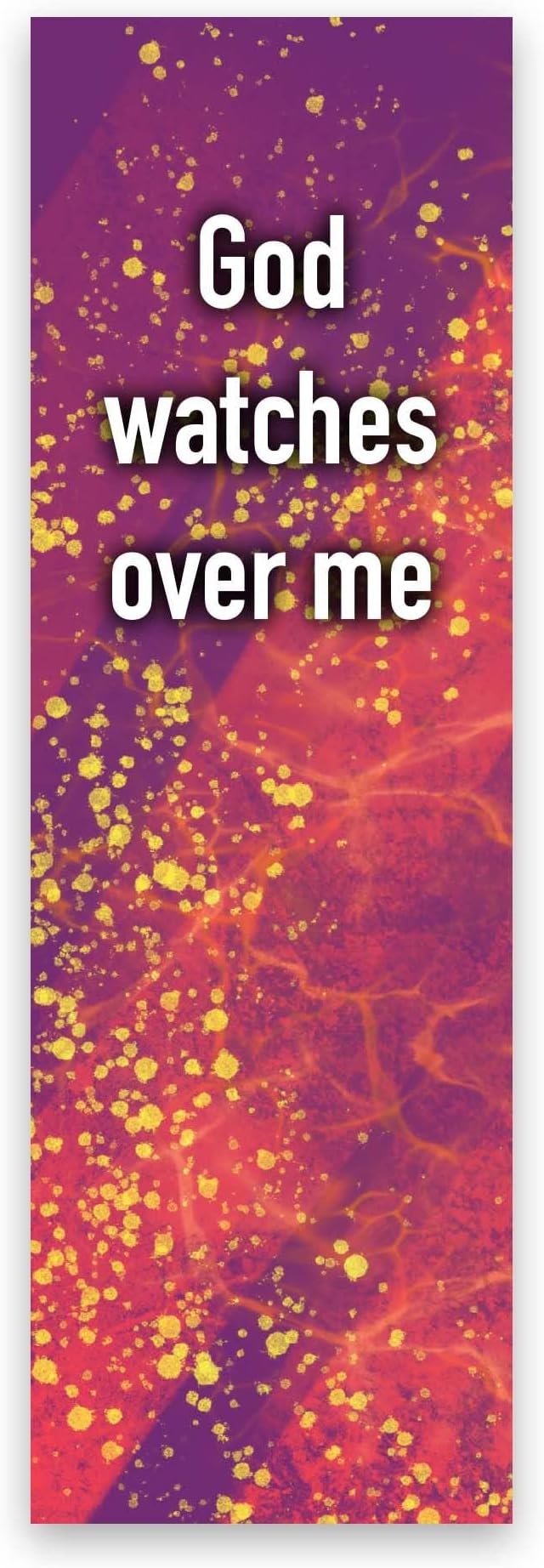 God Watches Over Me, Psalm 121:7-8, Bulk Pack of 25 Christian Bookmarks, Bible Verse Book Markers, Sunday School Prizes with Memory Verses, Scripture Gifts