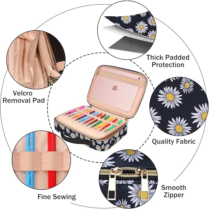 Dofilachy Bible Covers for Women - Stylish Bible Case with Durable Handle - Bible Carrying Case for Girls, Boys, Kids with Metal Zipper
