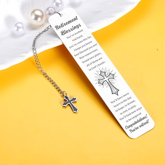 Christian Retirement Gift for Woman Man Happy Retired Going Away Leaving Farewell Gifts for Coworkers Women Men Retirement Blessings, Cool Retirement Gifts for Women Men Friends