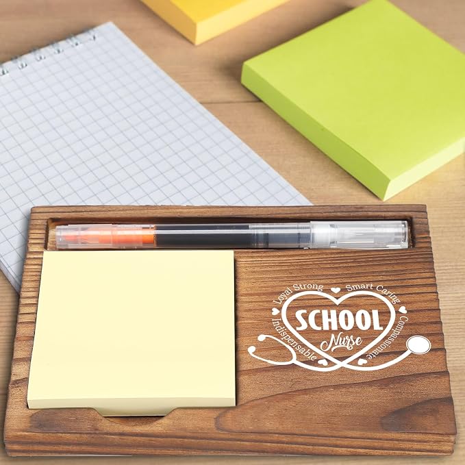 School Nurse Appreciation Gifts Inspirational Quote Healthcare Worker Medical Student Graduation Nursing Nurse Week Thank You Gift Desk Self Stick Note Pad Holders EDP207