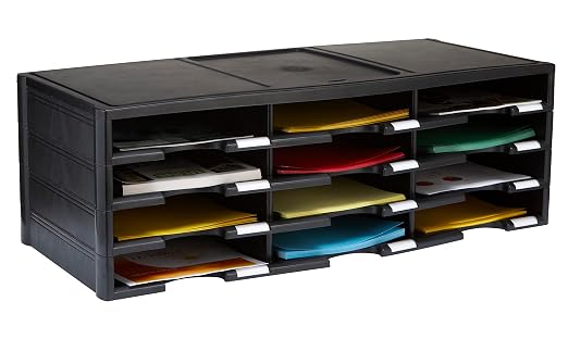 Storex Office Supplies Organizers, Black (STX61432U01C)