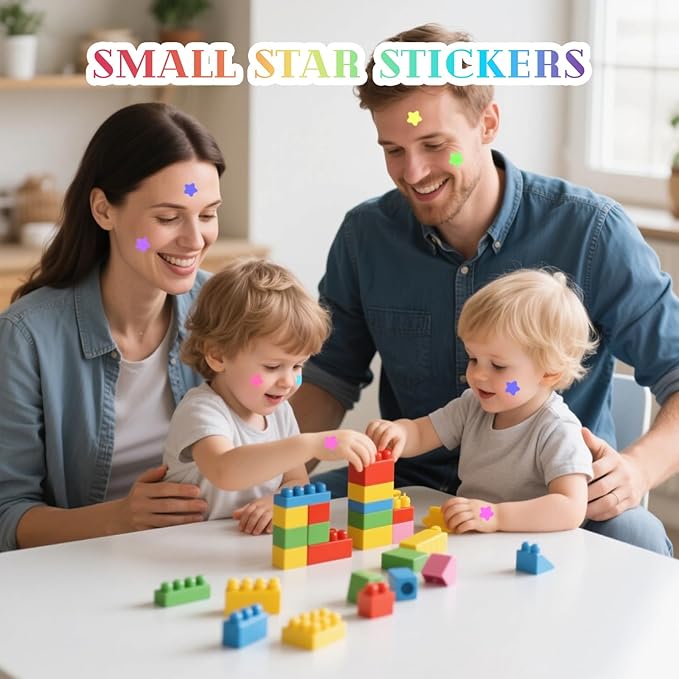 Student Reward Stickers, Valentine's Day Packaging Stickers, Teacher Supplies, 3680 Motivational Stickers, Gold Foil Star Stickers, Gold Foil Heart Stickers (Color Variant - 3)