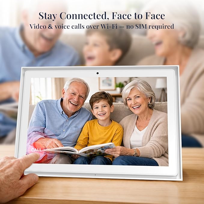WiFi Digital Calendar Smart Family Planner:Electronic Calendar Smart Touchscreen Display with Video Call, Chore Chart & Shared Family Schedule,Gifts for Women Men, Gifts for Mom Dad