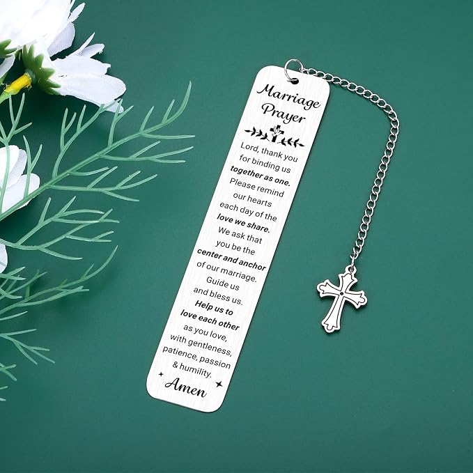 Christian Wedding Gifts for Couple Bride and Groom Religious Wedding Gifts for Newlyweds Bridal Shower Gift for Bride Engagement Gift for Couples Marriage Prayer Anniversary Easter Basket Stuffers