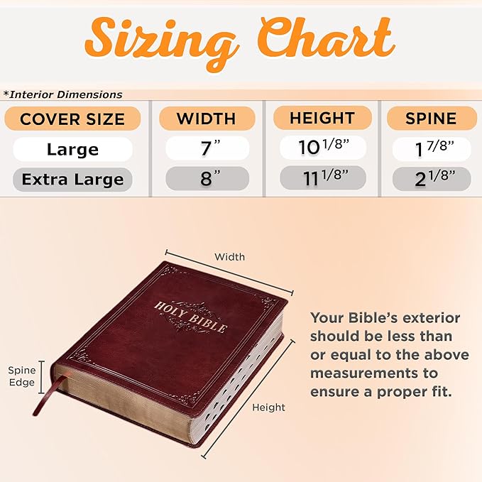 Christian Art Gifts Black Microfiber Bible Cover for Men and Women | Ichthus Jesus Fish Emblem | Extra Large Zippered Tri-Fold Organizer Case for Bible