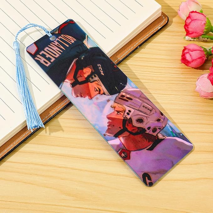 Heated Rivalry Inspired Bookmark Merch Stuff, Ilya Rozanov 81 Shane Hollander 24 Acrylic Bookmarks Gifts Accessories Merchandise for Fans Women Men Easter Birthday Book Lovers (3pcs Style A)