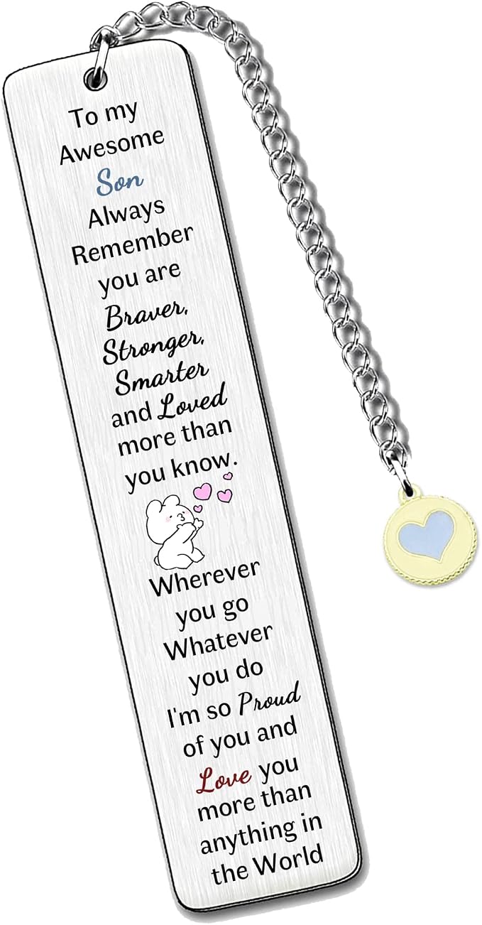 Bookmarks Graduation Gift Inspirational Go to University Encouragement Keepsake Men Birthday Gift Christmas Teens Distance Accompany Back to School Present Appreciate Book Accessory