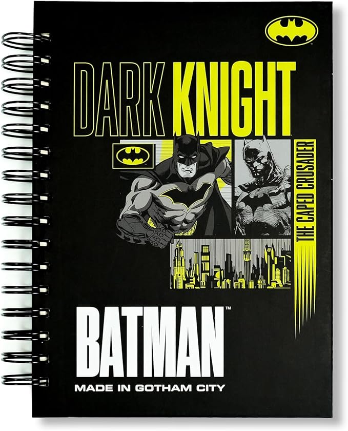 Batman Planner 2026 Notebook, Superhero Weekly Monthly Planner Hardcover Journal with 12 Tabs for Adults Teens Organizer Lovers Gift (Plan C)