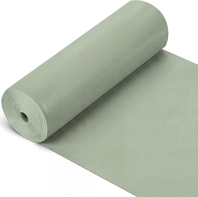 Breling 16 inch x 80 ft Fabric Bulletin Board Roll for Classroom Waterproof Non-Woven Fabric Background Roll Anti-Wrinkle Bulletin Board Background for Back to School Wall Decor DIY Craft(Sage Green)