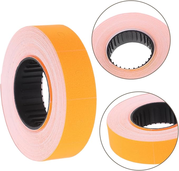 Lurrose 10rolls Special Paper for Priced Machine Pricing Labels Paper Price Tags Sticker Label Stickers Price Tag Compatible