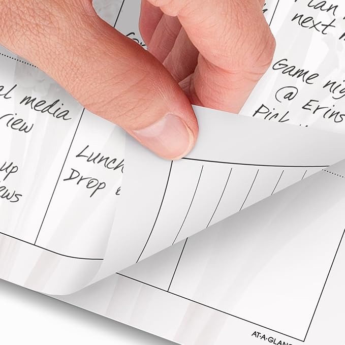 AT-A-GLANCE 2026 Planner Refill, Monthly, 5-1/2" x 8-1/2", Desk Size 4, Loose-Leaf, Unruled Blocks, Nature (061-685-26)