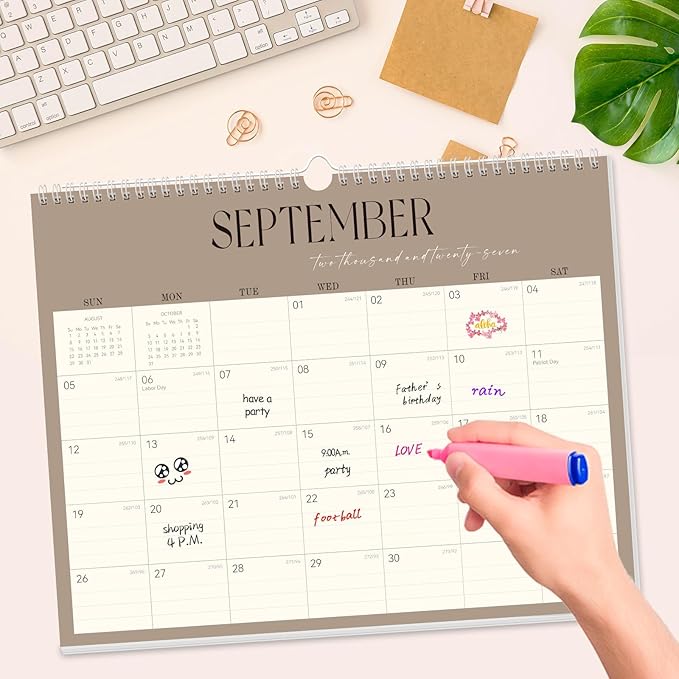 GuassLee Wall Calendar 2026-2029, 36-Month Hanging Wall Calendar June 2026 - May 2029, 14" X 11" Monthly Planner With Thick Paper Spiral Bound For Office Home School Organizing & Planning