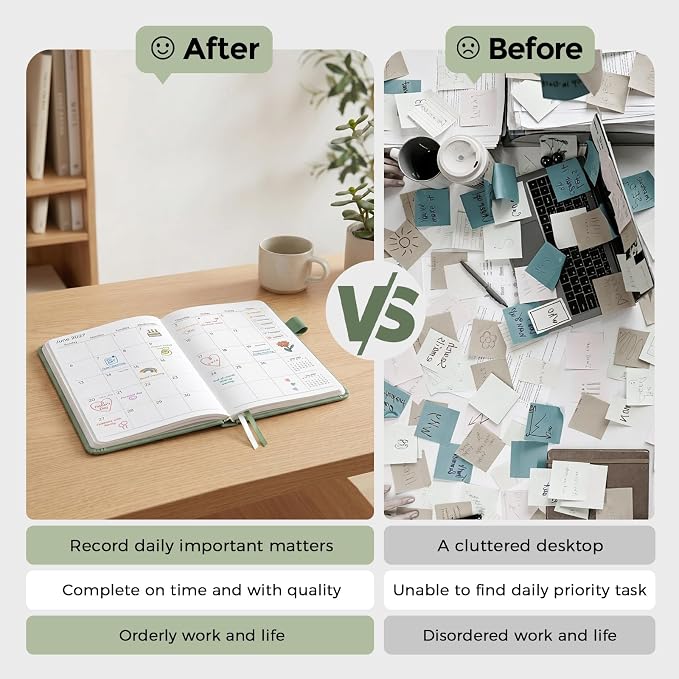 KONVINIT Pocket Calendar 2026-2028, 24-Month Pocket Calendar 2027 Planner Runs from July.2026 Until June.2028, Green PU Monthly Planner with Inner Pocket, Pen Loop, Elastic Closure for School & Office Supplies, 3.54”×6.69”