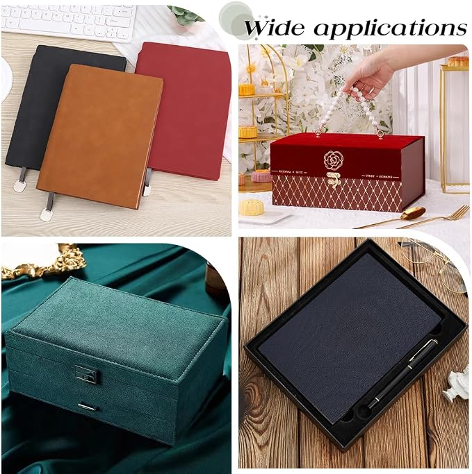CRASPIRE 51 x 11.8inch Linen Book Cloth for Book Binding Fabric Surface Paper Backed Bookcover Books Album Scrapbooking Archival DIY Covering Protector Bookcloth Bookbinding Supplies Black