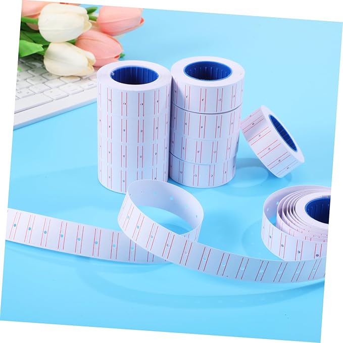 10rolls Self-Adhesive Price Tags Stickers Retail Shop Price Label Paper Marking Tags for Merchandise Stickers Per
