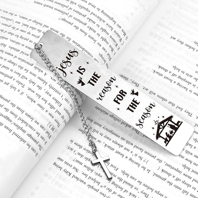 Quimoy Confirmation Gifts for Teenage Boys Girls, Christian Gifts for Women Faith, Baptism Gifts for Girl, Inspirational Easter Christmas Birthday Graduation Bookmark Gift for Her