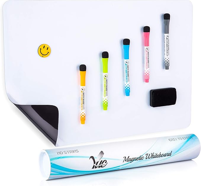 20x13 inch - Magnetic whiteboard for the Fridge - Magnetic Dry Erase Board - Fridge whiteboard - Refrigerator whiteboard - White Board for Fridge - Dry Erase Board Magnetic - Magnetic White Board