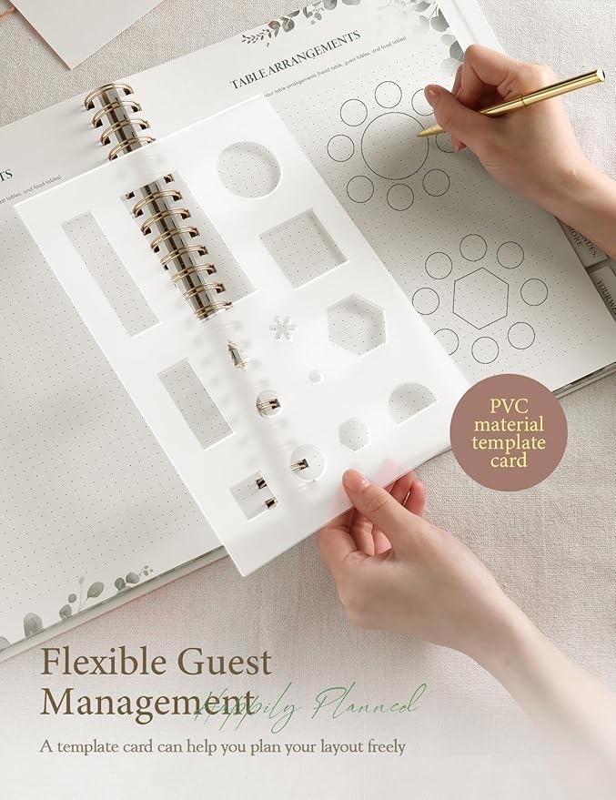 molekaus Wedding Planner Book And Organizer：Wedding Planner For Bride With Interchangeable Photo Cover & Embossed Design — Wedding Planner Bride to be Gifts, engagement gifts for couples 11.5*10.5in