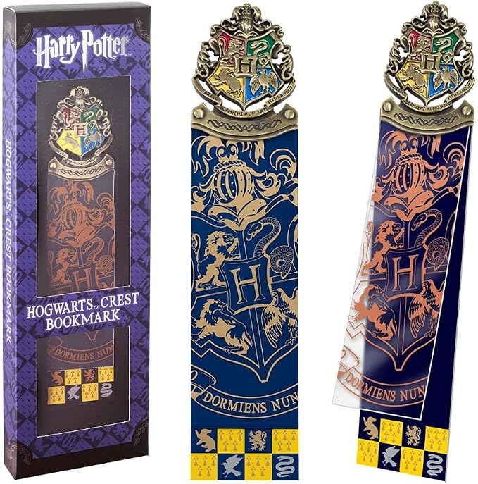 The Noble Collection Harry Potter Hogwarts Crest Bookmark