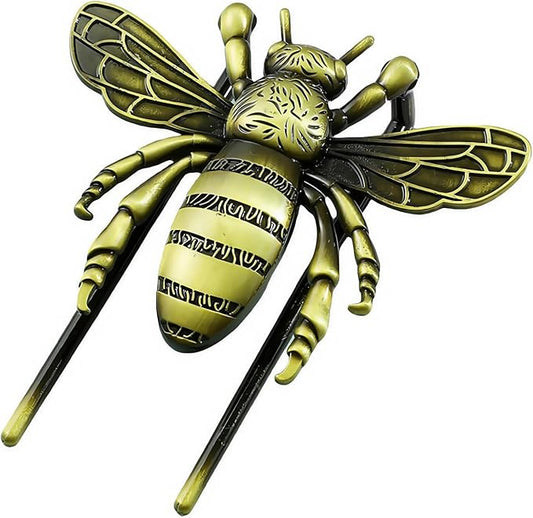 Honeybee Bookmark,Metal Bookmarks,Journal Clip,Book Page Holder,Vintage Book Clip,Hold Journal Open While Writing and Free Your Hands, Gifts for Book Lovers, Readers, Writers (Honeybee)